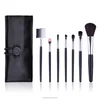 Cheap 7 Pcs Synthetic Wooden Face Eye Powder Makeup Brush Set With Bag