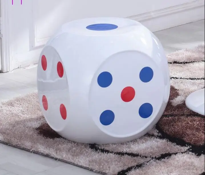 Creative Special Design Small Dice Shape Chair Stool For The Living ...