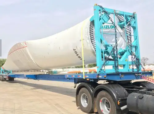 TITAN 8 Axle Telescopic Extendable Lowbed Trailer