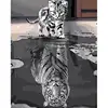 royaldream animal painting by numbers cat oil painting by numbers for Sitting room bedroom porch study