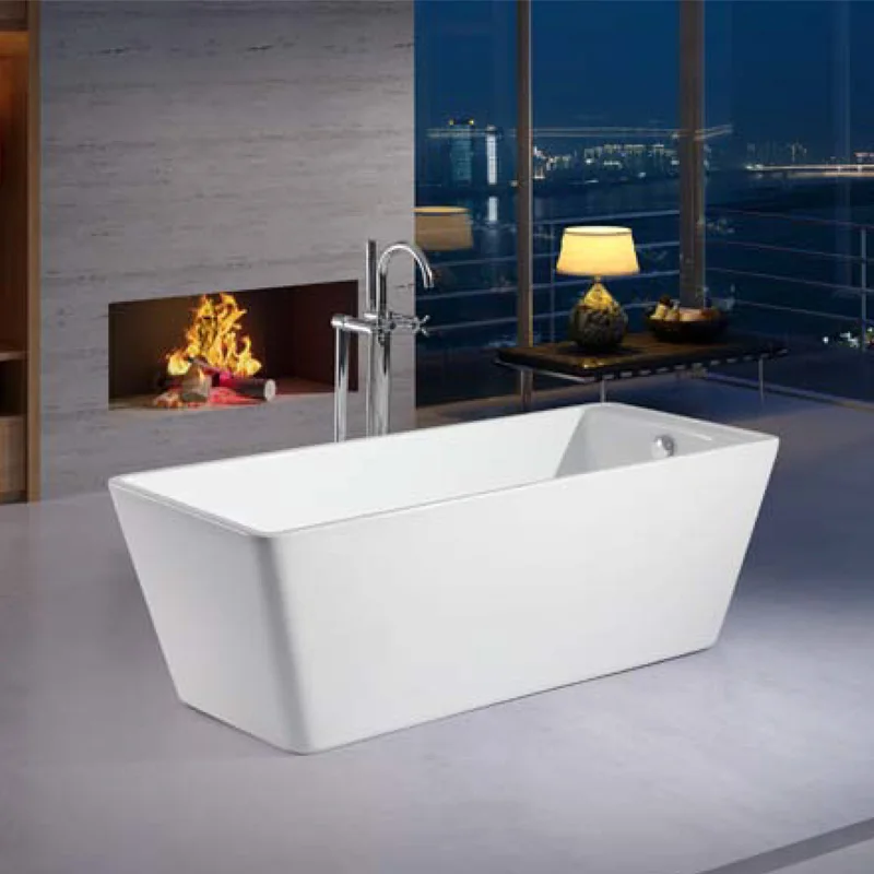 China supplier new liners rectangular 1 person freestanding bathtub clean bathtubs acrylic