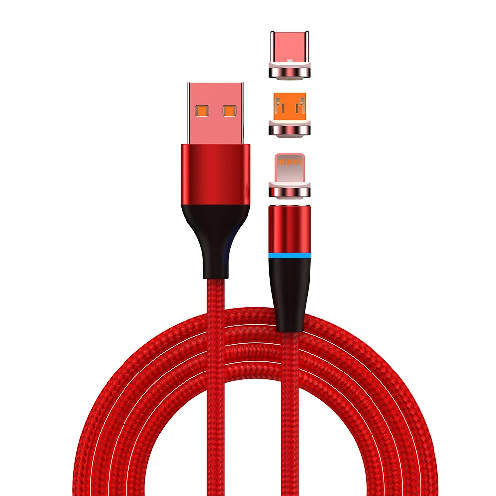 3 In 1 Max 3a Data Cable For Iphone / Micro Usb / Type C