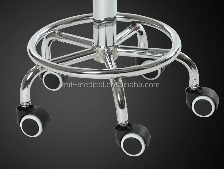 Hospital Device Height Adjustable Stool Stainless Steel Chair