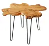 living room furniture cedar wood coffee table