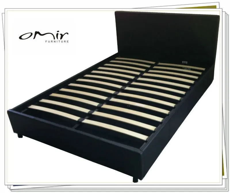 Leather Bed Metal Bed Frame With Storage Space Ss8100 Buy Metal