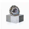 Clear plastic solid cubes crystal display blocks wholesale