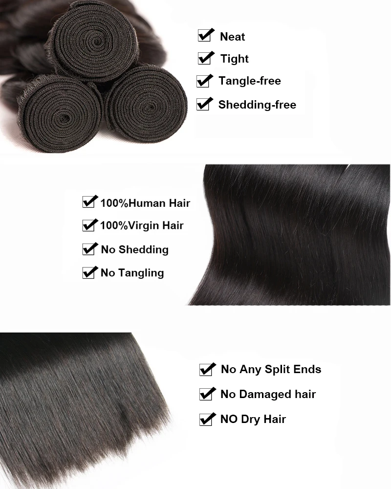 Best Quality Full Cuticles 8A Grade Unprocessed Raw Brazilian Human Hair Weave Deepwave Human Hair Bundles 