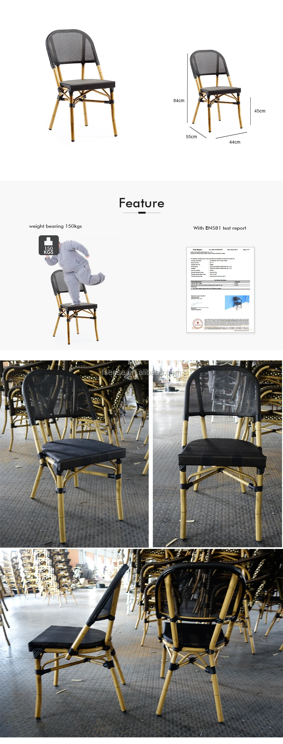 Top Cafe Aluminum Chair