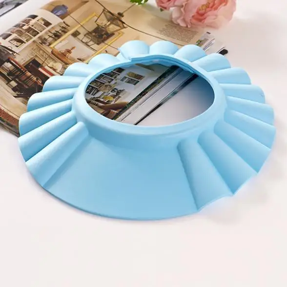 Adjustable Shower cap protect Shampoo for baby health Bathing bath waterproof caps 3 color