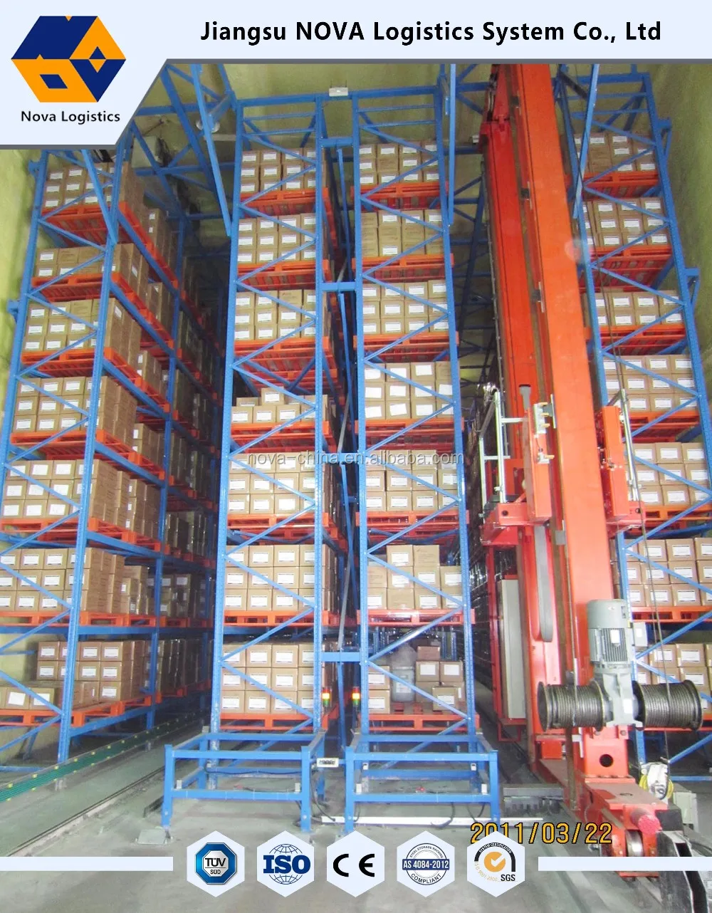 Steel shelves rack hs code for small carton, View steel rack, NOVA