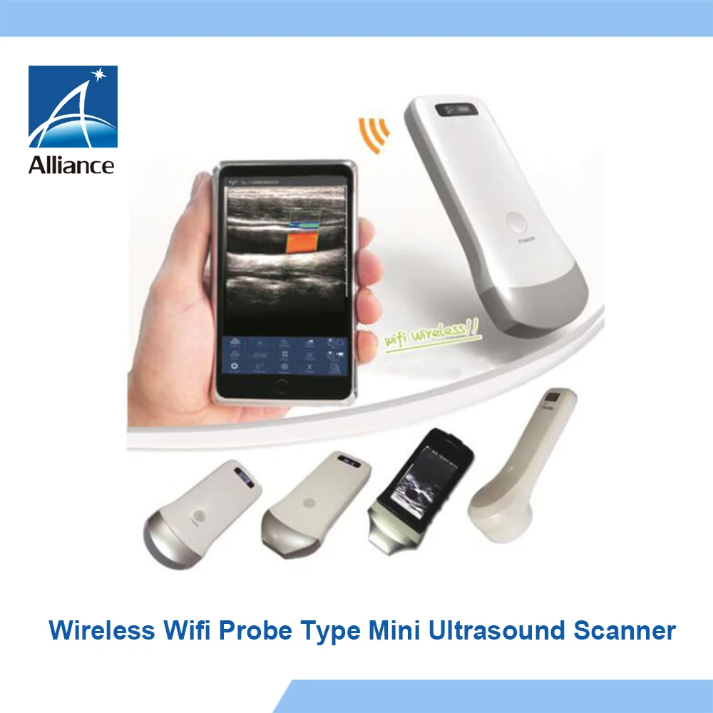 Alliance Wireless Wifi Probe Type Mini Ultrasound Scanner Ce Iso Buy Mini Wireless Portable Scannerportable Mini Scannerhandheld Ultrasound