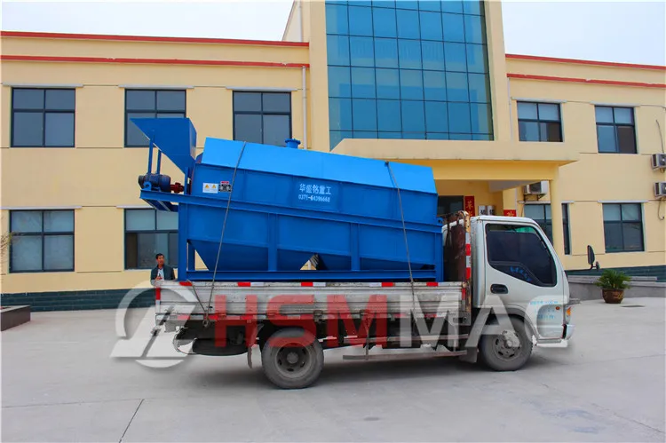 HSM High Capacity Rotary Trommel Compost Sifter For Carbon Production Lines Coal Ash