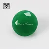 Loose Emerald Good Quality Round Brilliant Cut Synthetic Glass Fake Jade Stones
