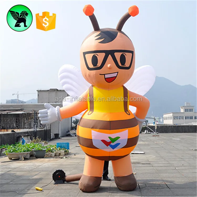 3m Giant Inflatable Bee Customized Event Bee Inflatable For Advertising