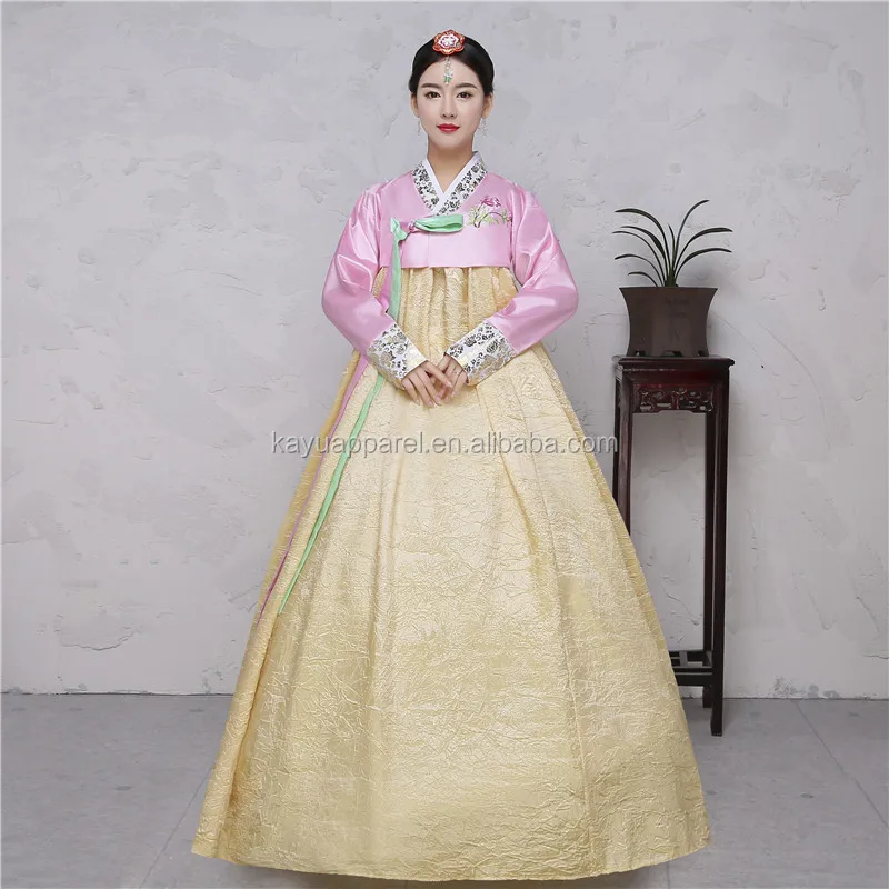 High Quality Korean Traditional Costume Fancy Stage Costume For Girls