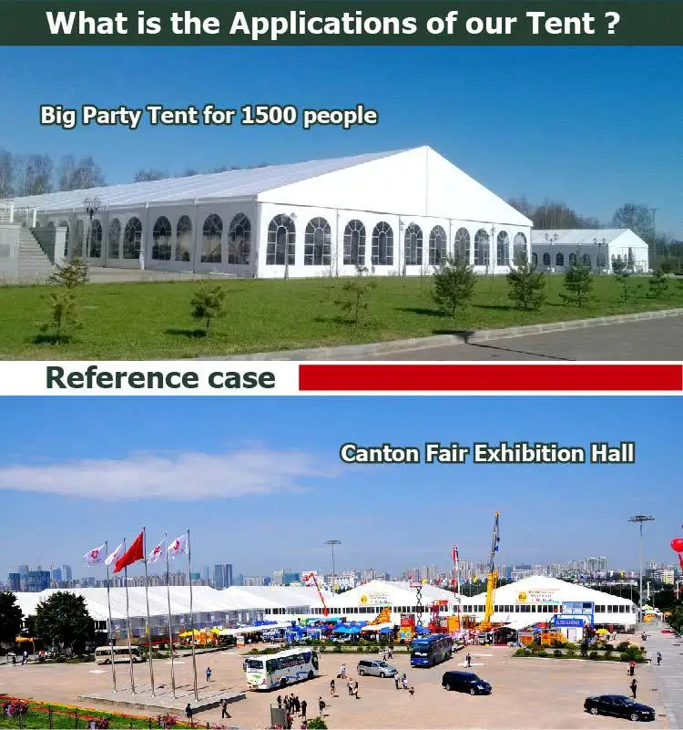 Big Aluminum 4 Season Tent and Marquee for Exhibition and Trade Fair
