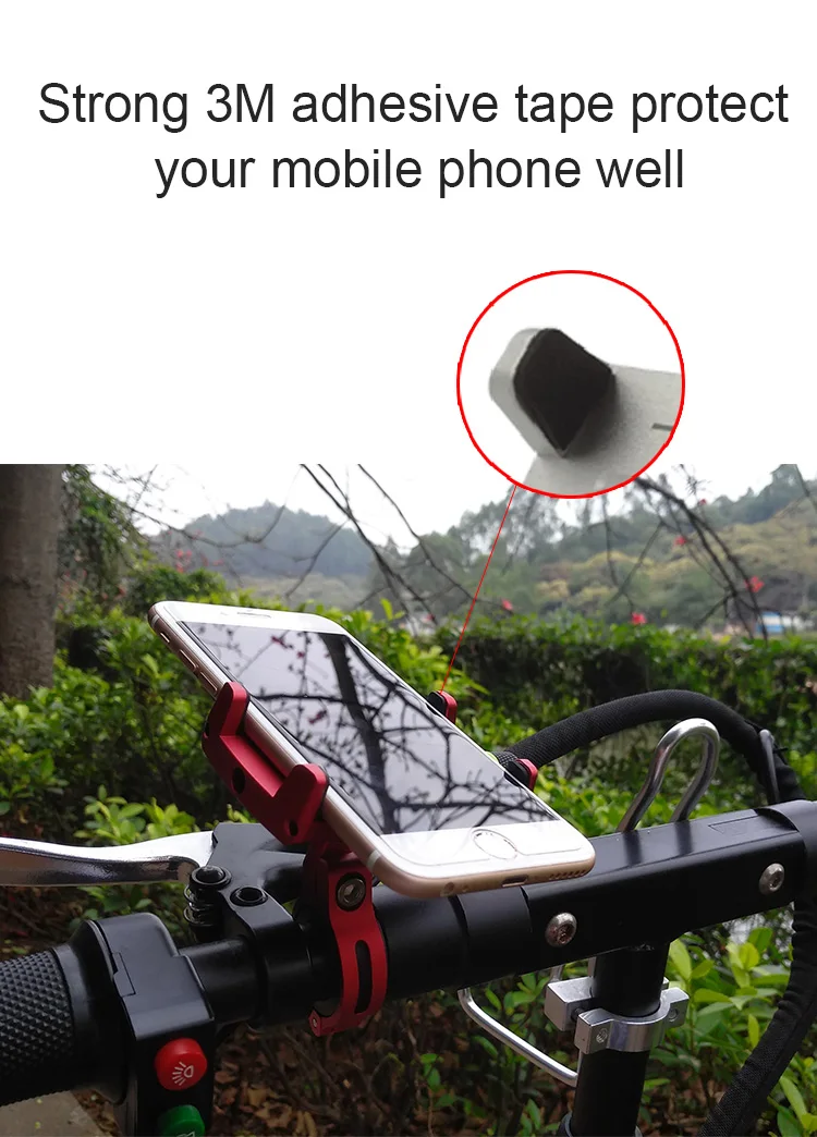 Waterproof  Grade IP66  Bike Mobile Phone Holder 360 Degree Rotation  Motorcycle Phone Amount Holder  With USB Charger