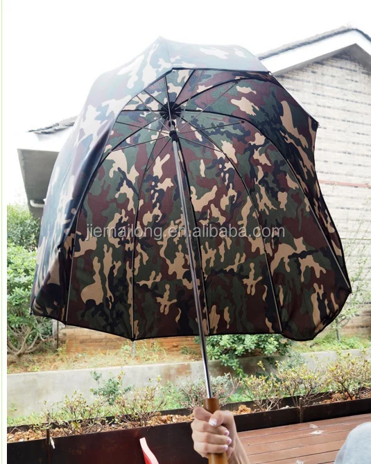 Straight Helmet Umbrella Military Umbrella Outdoor Fishing Camouflage