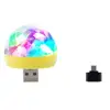 USB Led Small Magic Ball Sound Control DJ Stage Light Colorful Strobe RGB Lamp
