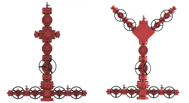 Fracture wellhead and X-mas tree