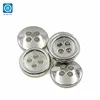 SK Newest design 16L Silver fancy 4 holes ABS plastic abs coat button for garment