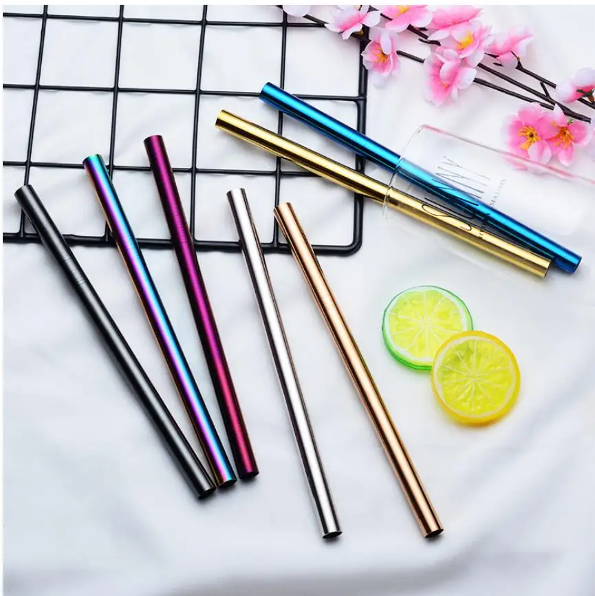 12mm Large Diameter Boba Tea Straws Stainless Steel Drinking Straws For Bubble Tea Buy