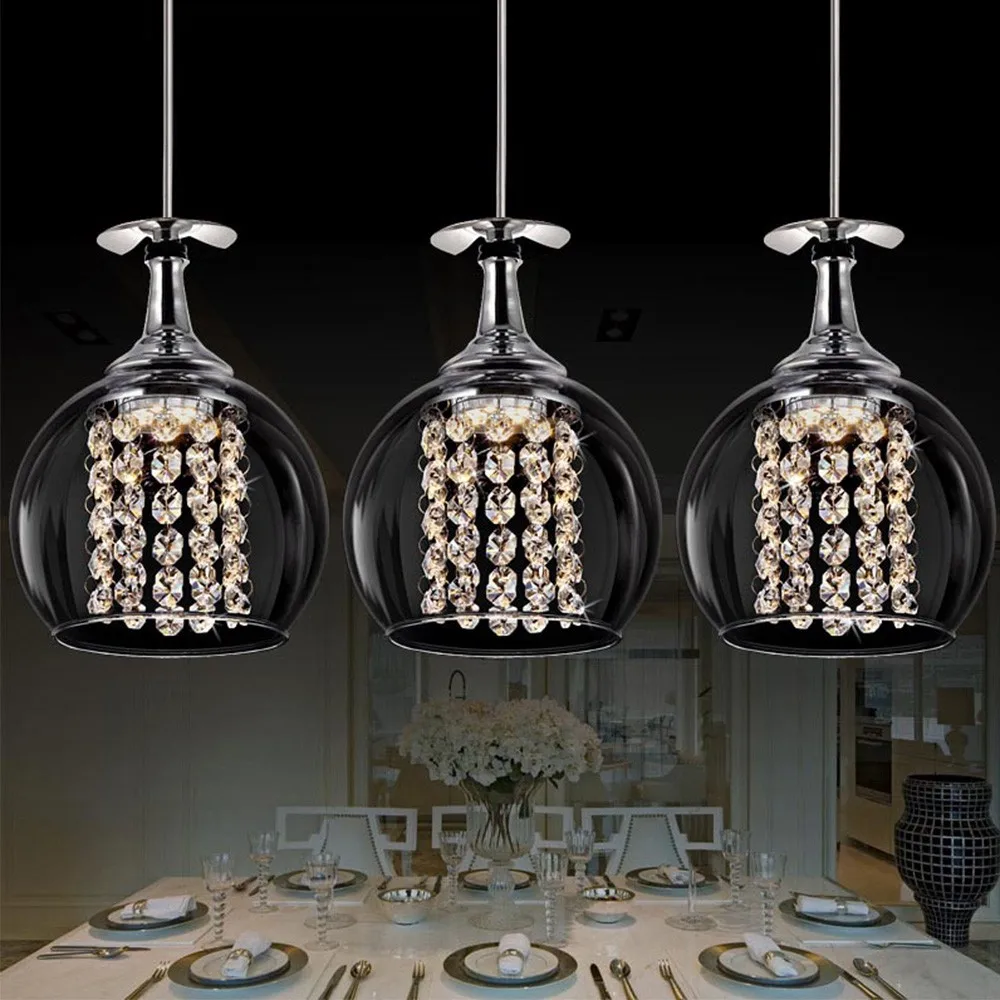 Home lighting modern design chandelier creative antiques crystal pendant light commercial kitchen lighting