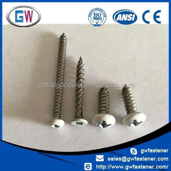 Self Tapping White Stainless Steel Screws Pan Head Buy White
