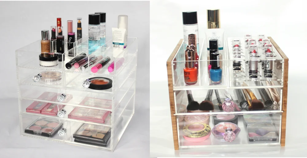 24 Slots Acrylic Counter Lipstick Holder,Mac Makeup Lip Balm Display