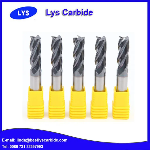 High Hardness Hrc65 Flat End Mill For Milling Machine Made By Lys Buy