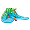 happyhop Crocodile Water Slide-9517,Giant Inflatable Water Slide and Pool with Cannon for sale,Water Slide Slip n Slide