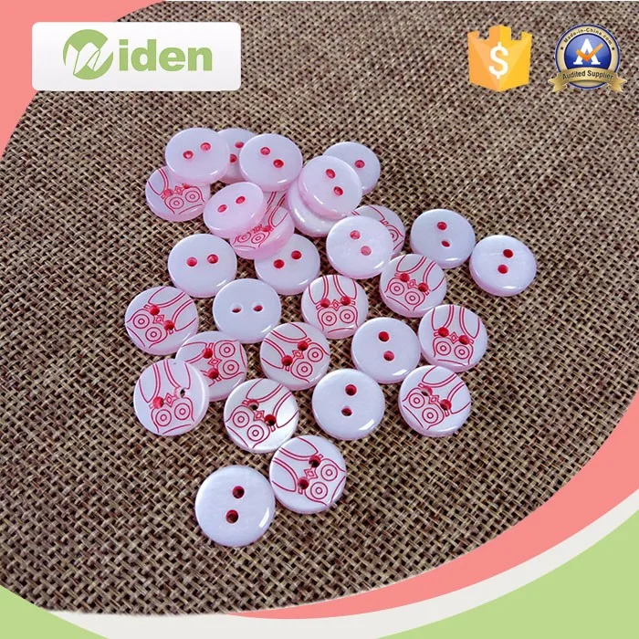 Wholesale Customized Design Printing Colorful Resin Buckle Button