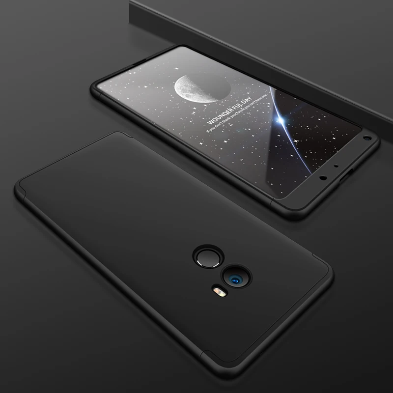 2018 hot sell 360 cover Removable 3in1 Hard PC Shield Back Cover Case for Xiaomi Mix 2 phone cases