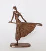 Casting Iron Handicraft Metal Abstract The Bronze Dancing Figure Sculpture