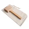 Handmade Bar Use Crushed Ice Wooden Mallet Hammer With Cloth Bag