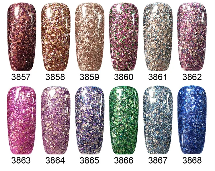 Shining Glitter Nail Gel Polish Uv Platinum Gel Nail Gel Supplier Professional Buy Uv Gel,Nail