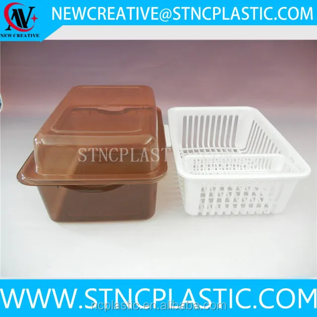 Kitchen Sink Plastic Strainer Rectangular Colander Tableware Colander