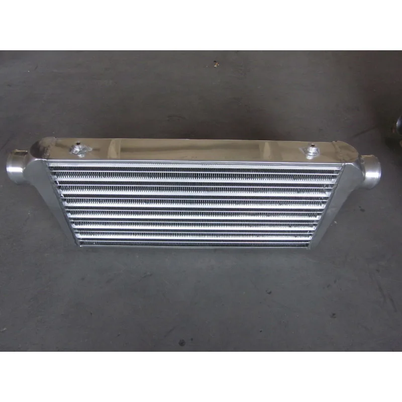 Universal Aluminum Racing Car Delta Fin Type Air To Air Intercooler