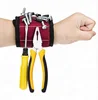 High quality factory price hook and loop magnetic wristband for tools Adjustable Wrist Bands Screws Nails Nuts Bolts Tools