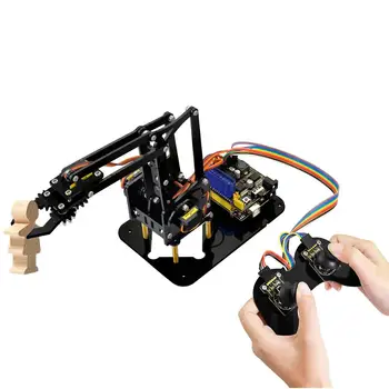 keyestudio joystick ps2 bluetooth memory dof robot arm arduino educational kit mechanical larger