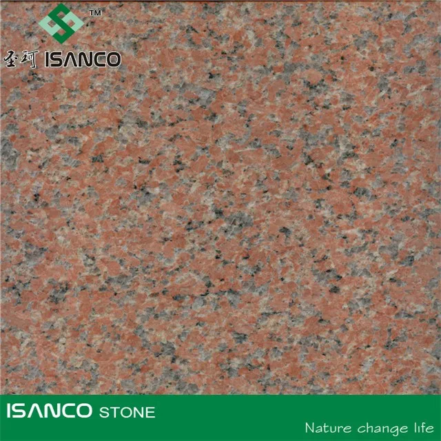 Natural Peach Red Granite Pink Granite For Tile/slab/countertop/stair