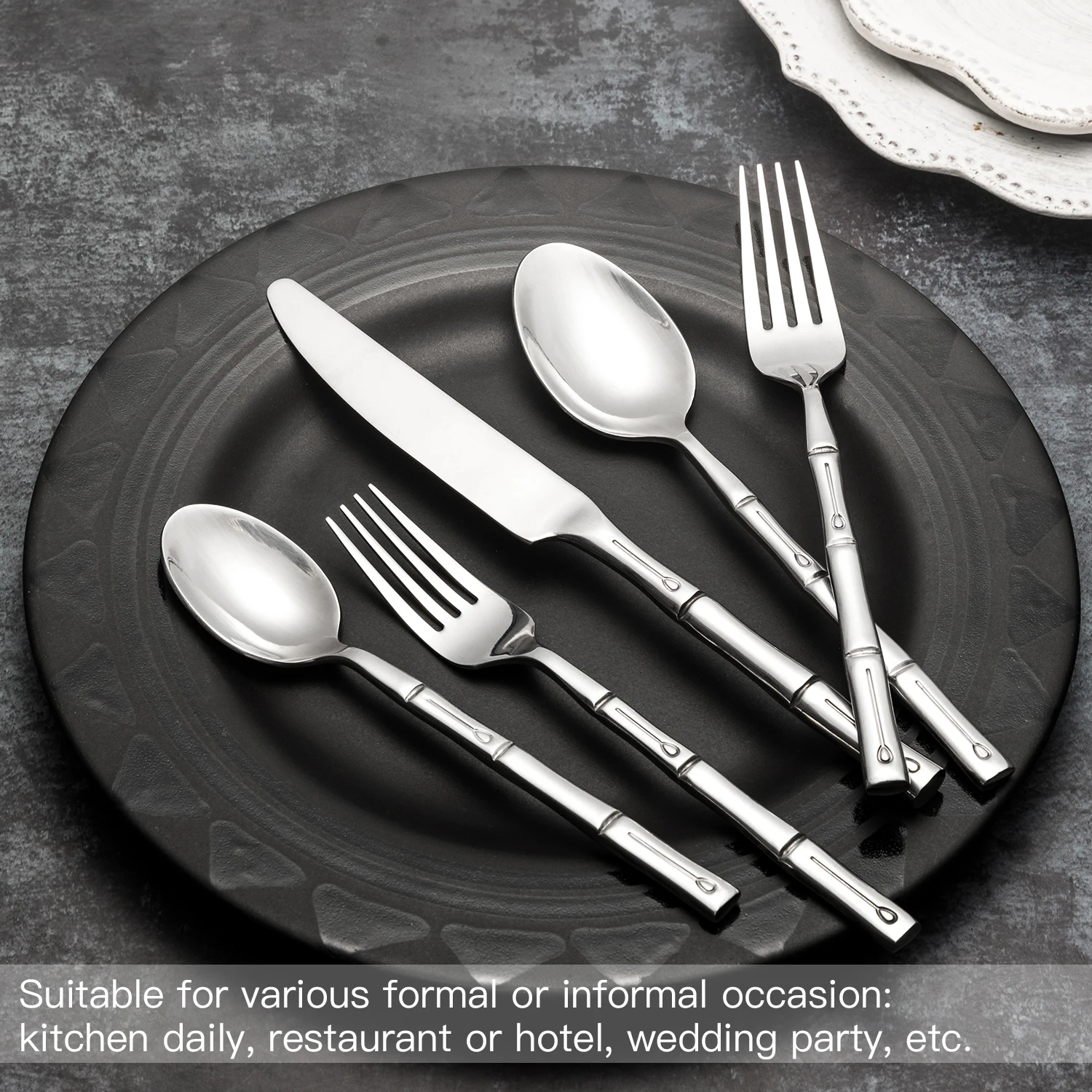 Wholesale Hand Gold Cutlery Flatware Set Stainless Steel Cutlery