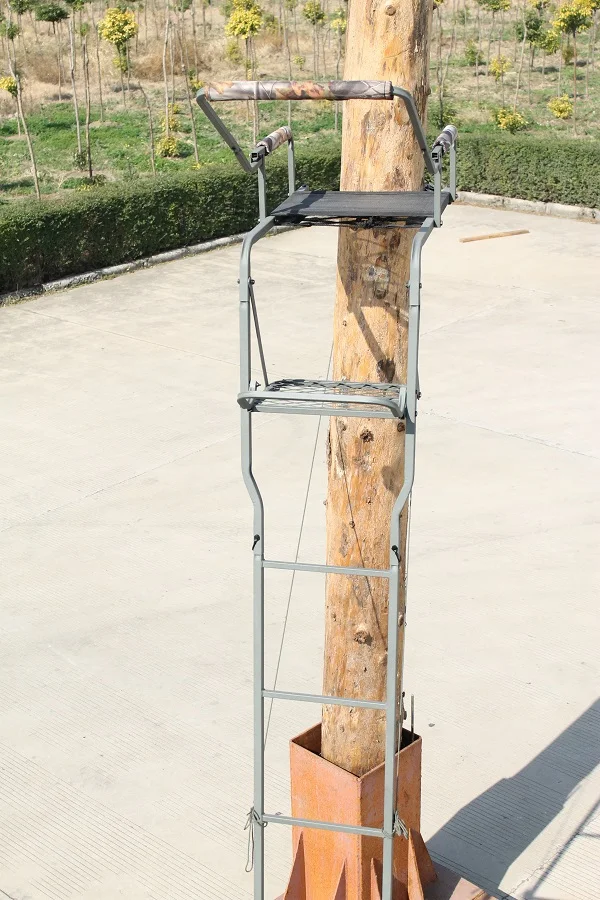 portable telescopic ladder tree stands