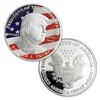Hugely popular 2017 united states president donald trump eagle souvenir coin