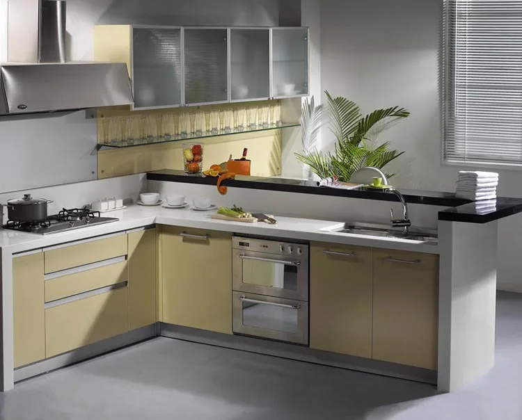 Armario De Cocina De Melamina Combinado Inteligente,Muebles De Cocina