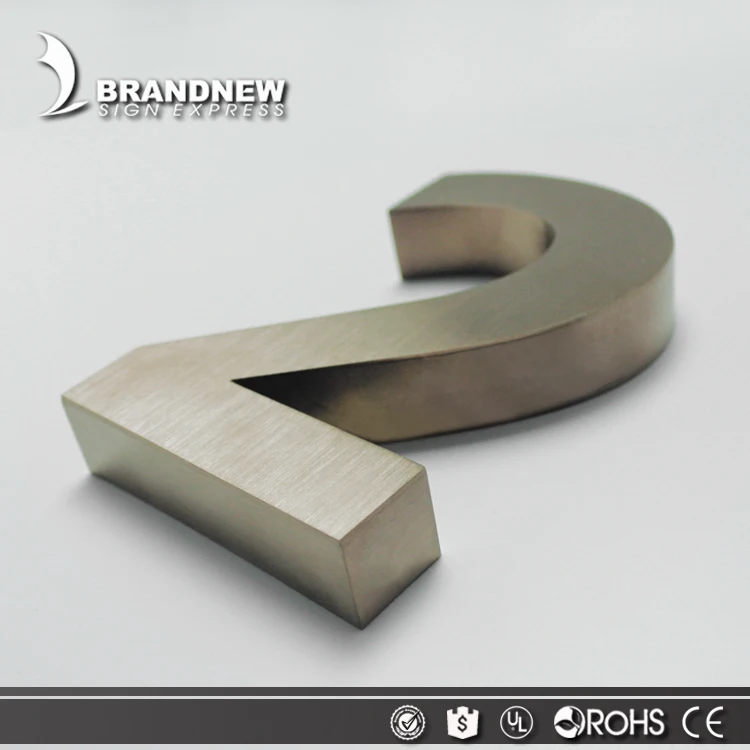 engraving metal letters