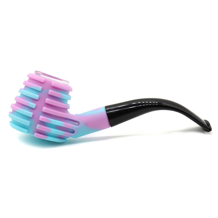 Tobacco Pipe Glass Hammer Smoking Silicone Pipe