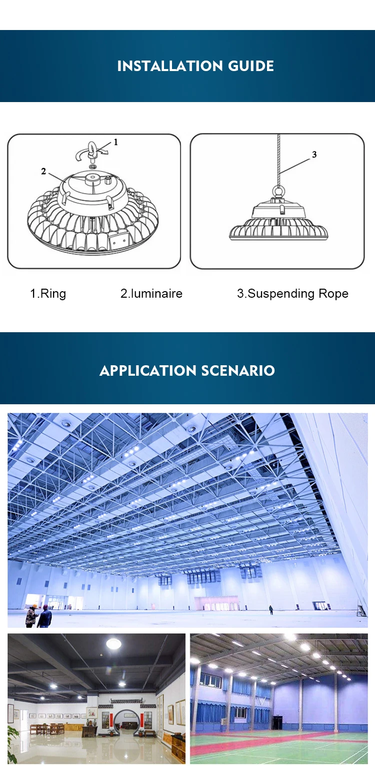 NEW Design products DOB IP65 100W 150W 200 Watt UFO Led HighBay Light