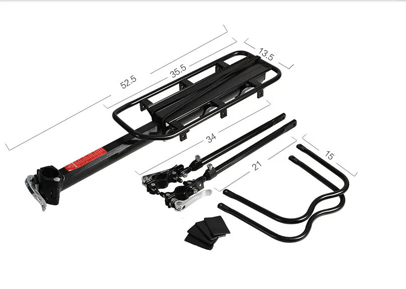 Rockbros Bicycle Rear Rack Bicycle Travelling Luggage Carrier Quick