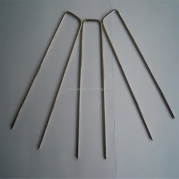 Landscape Fabric Mulch Pins Pack Sod Staples Weed Control